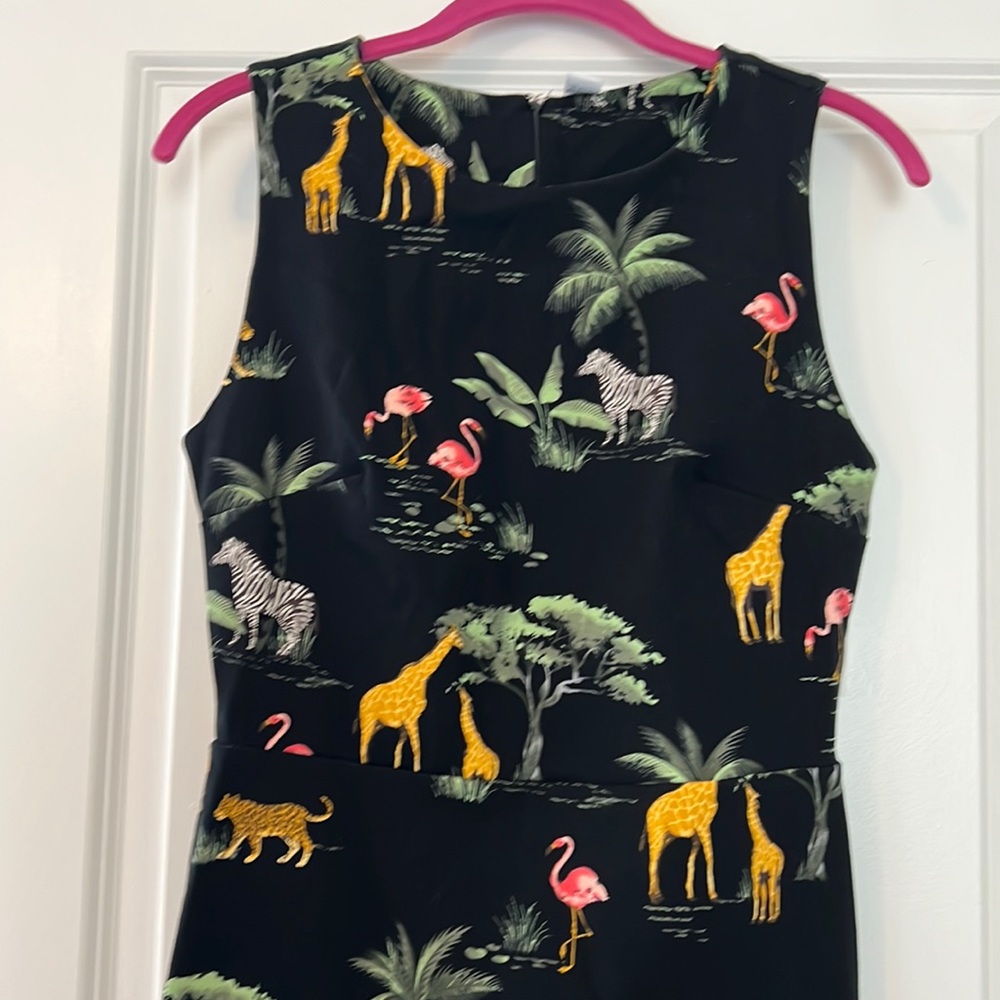 Animal print dress